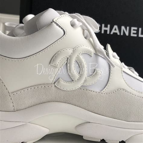 chanel sneaker damen weiß|chanel sneakers women prices.